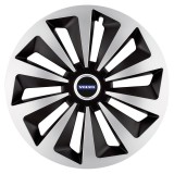 Set 4 capace roti Fox Gri-Negru R17 pentru gama auto Volvo, Autohelix MSA
