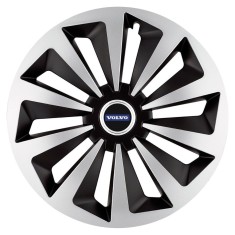 Set 4 capace roti Fox Gri-Negru R17 pentru gama auto Volvo