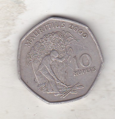 bnk mnd Mauritius 10 rupii 2000 , personalitati foto