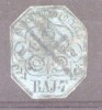 Italy Papal State 1852 Coat of arms 7 BAJ Mi.8b used AM.331, Stampilat