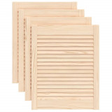 Cumpara ieftin Usi de dulap design lambriu 4 buc. 61,5x49,4 cm lemn masiv pin