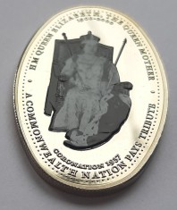 345. Moneda Zambia 1000 kwacha 2000 (100th Birthday of the queen mother)