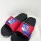 New York Rangers papuci de bărbați Legacy Velcro Sport Slide Slipper - S = 39-41 EU