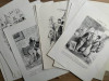 Album cu 24 de litografii realizate de Honor&eacute; Daumier (1808-1879)