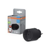 Priza smart / inteligenta Osram Smart+ Plug EU, Wi-Fi, 10 A, 2300 W, schuko, contor de energie, negru