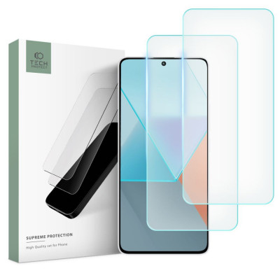 Set 2 Folii de protectie Tech-Protect Supreme pentru Xiaomi Redmi Note 13/13 Pro/4G/5G Transparent foto