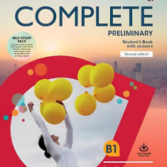 Complete Preliminary, Self Study Pack (SB w Answers w Online Practice and WB w Answers w Audio Download and Class Audio) - Paperback brosat - Cambridg