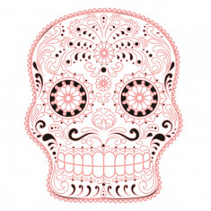 Sticker decorativ, Skull, 78 cm, 216STK-10