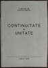 Nicolae, Mitropolitul Ardealului: Continuitate si Unitate (Sibiu 1977) [AUTOGRAF] - Carte Bibliofilie, Colectie