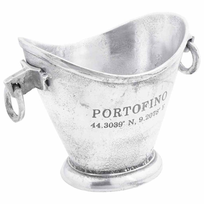 vidaXL Răcitor de gheață Argintiu 29 x 16 x 19 cm Aluminiu 42000130