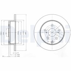 DELPHI BG4115 Disc frana