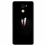 Husa silicon pentru Huawei Enjoy 7 Plus, Mystery Man In Suit
