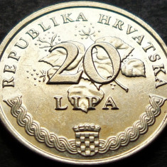 Moneda 20 LIPA - CROATIA, anul 2007 *cod 855 D