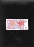 Kyrgyzstan 1 Som 1993 seria00337295 aunc