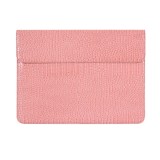 Husa laptop 13-14 din piele CanvasArtisan, roz inchis, EL32-P01