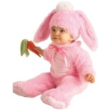 Costum de carnaval - Iepuras bulgaras - ROZ XS (1-2 ani/max 94cm)