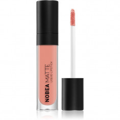 NOBEA Day-to-Day Matte Liquid Lipstick ruj lichid mat culoare Dusty Pink #M02 7 ml