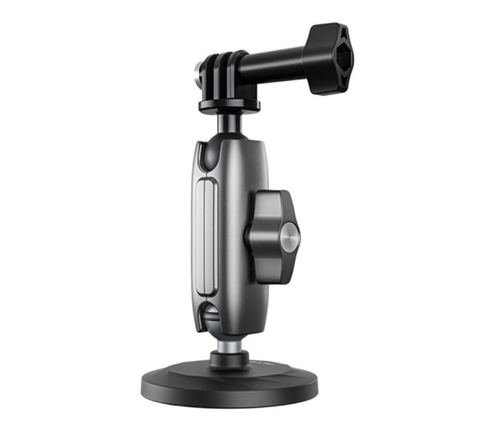 Ventuza cu brat reglabil, Telesin CMM-001, compatibila GoPro Hero 13 , DJI Osmo Action 5 Pro, Insta 360 X4, magnetica