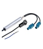 Separator antena radio auto FAKRA x2 ISO in unghi 90 grade tata, 4Carmedia