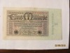 1000000000 miliard marci mark 09.1923 Reichsbanknote Germania unifata frumoasa