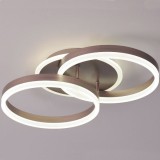 Lustra Led Cafeniu Dione 64w Telecomanda 300+300mm SPN DL75L176