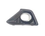 Grila bara fata Hyundai I10 (Ba), 01.2014-, parte montare partea stanga, cu gaura proiector, cu ornament cromat, 40A227-3, Aftermarket, Rapid