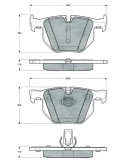 MTR MT542 set placute frana,frana disc