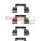 Set accesorii, placute frana VW POLO (9N) (2001 - 2012) METZGER 109-1230