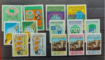 TS21 - Timbre serie Libyan Arab Jamahiriya 3 serii foto