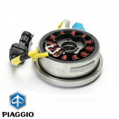 Magnetou (stator aprindere) complet original Aprilia Scarabeo - Sport City - Gilera Runner VXR - Piaggio Beverly - X8 - X9 Evo 125-200cc