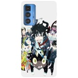 Husa compatibila cu Motorola Moto G50 model Blue Exorcist Team, Silicon, TPU, Viceversa, Transparent, Carcasa