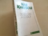 NAE IONESCU,CURS DE ISTORIA LOGICII 1929/&#039;30- INTRODUCERE DE MIRCEA VULCANESCU, Humanitas