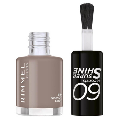 Lac de Unghii Rimmel 60 Seconds Super Shine, 810 Grungy Grey, 8 ml, Lac pentru Unghii, Lac de Unghii Rimmel, Lac de Unghii Rimmel London, Lac de Unghi foto