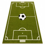 Covor MUNDIAL Teren de fotbal, fotbal - verde, 140x200 cm