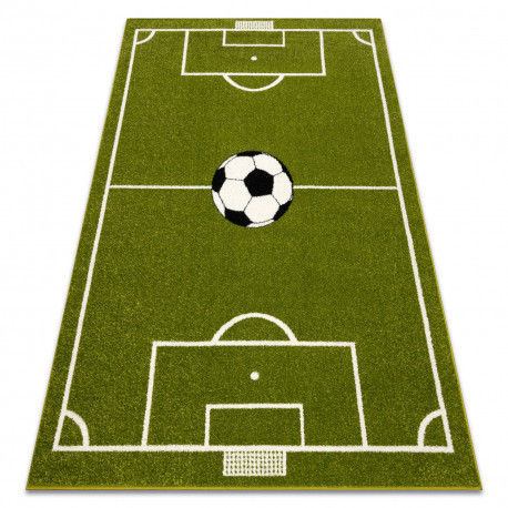 Covor MUNDIAL Teren de fotbal, fotbal - verde, 100x160 cm