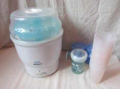 Sterilizator electric cu aburi Philips Avent +accesorii gratuit foto