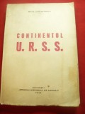 Mitita Constantinescu-Continentul URSS -Sinteza Geo-Economica1944 ,327pag +harta