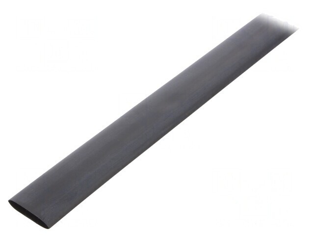 Manșon Termocontractabil 19mm 1m Negru Fără Adeziv