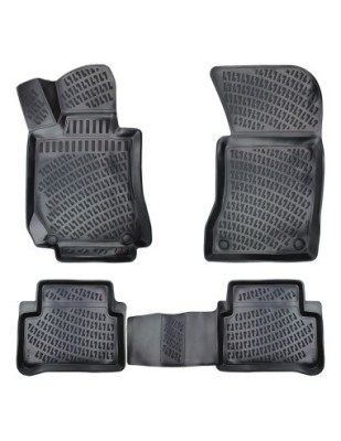 Set covorase auto din cauciuc tip tavita Mercedes E Class W211 III 2003-2009 foto