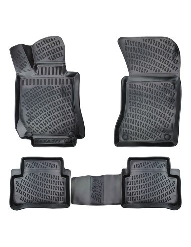 Set covorase auto din cauciuc tip tavita Mercedes E Class W211 III 2003-2009