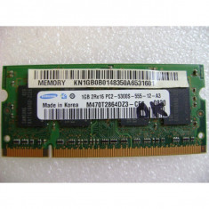 Memorie laptop 1 GB DDR2 Samsung 2Rx16 PC2-5300S-555-12-E3 foto