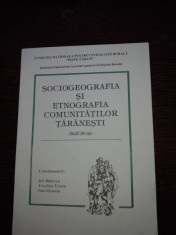 SOCIOLOGIA SI ETNOGRAFIA COMUNITATILOR TARANESTI , 3 VOLUME foto