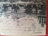 CERNAUTI -PALATUL carte postala deosebita , circulata , anul 1911 , interesanta ,, Printata