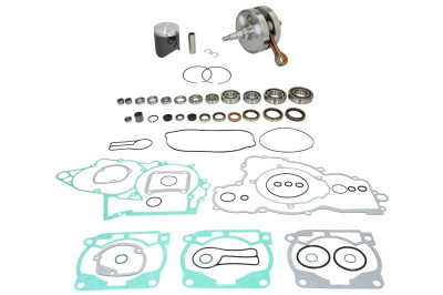Engine repair kit. tłok STD (a set of gaskets with seals. crankshaft. gearbox bearing. piston. shaft bearing. water pump and shaft repair kit) KTM XC. foto