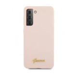 Cumpara ieftin Husa Cover Guess Silicone Metal Logo pentru Samsung Galaxy S21 Plus GUHCS2MLSLMGLP Pink