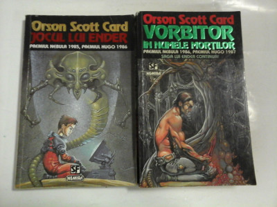 IN NUMELE MORTILOR / JOCUL LUI ENDER - ORSON SCOTT CARD - 2 carti foto