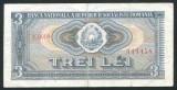 j004 BANCNOTA 3 LEI 1966 CIRCULATA FRUMOASA VF