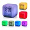 Ceas Cub Multicolor cu Calendar , Termometru si Alarma