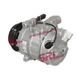 Compresor aer conditionat VW Phaeton (3D2), 2003-2016, motorizare 5.0 TDI, 230kw, diesel, mm, caneluri, de tip Denso: 7SEU17C