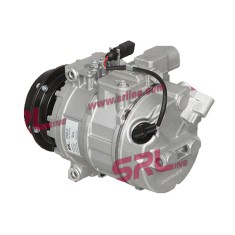 Compresor aer conditionat VW Phaeton (3D2), 2003-2016, motorizare 5.0 TDI, 230kw, diesel, mm, caneluri, de tip Denso: 7SEU17C